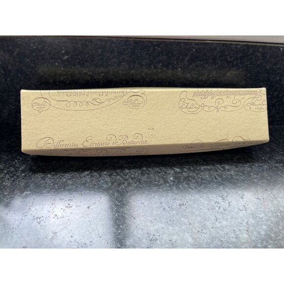 Vtg Murano Swirl Glass Pen BIBLOS VENEZIA Metal Nib In Box Classic Writing Pen - Picture 5 of 9